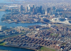 Vista panorámica de la ciudad de Boston